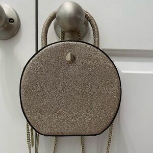 Kate Spade Glitter Round Bag - Gold